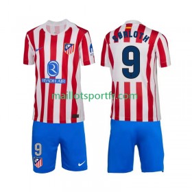 Maillot de Foot Atlético Madrid Alexander Sorloth 9 Enfant Domicile 2025/26
